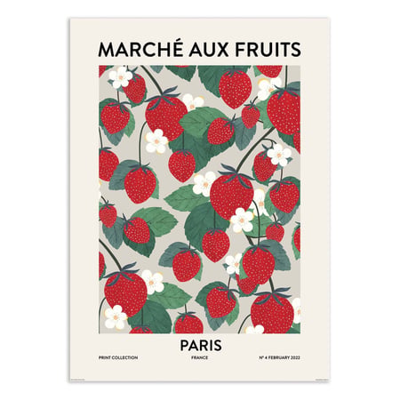 Affiche 50x70 cm - Paris Market - El Buen Limon