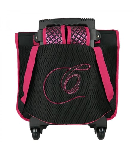 Cartable à roulettes Cybel Cheval Licorne 38cm Rose Bagtrotter