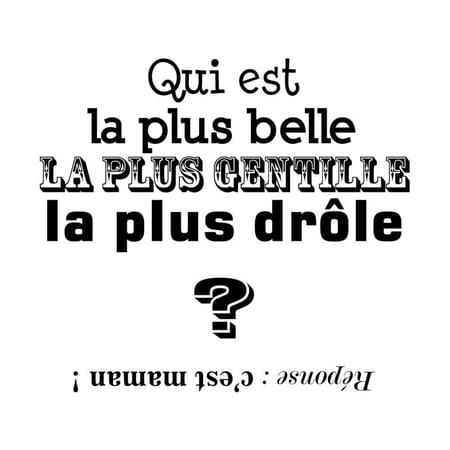 TAMPON FÊTE DES MÈRES - 50X50 MM - BOIS