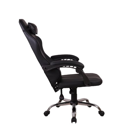 Fauteuil Gaming Glab NEON - Ultra confortable - Robuste - Inclinable 150° - Noir