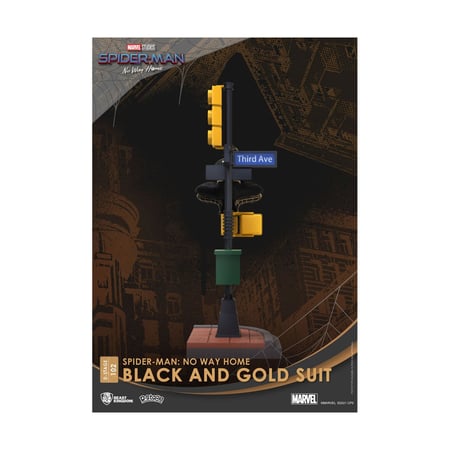 Spider-Man: No Way Home - Diorama D-Stage Spider-Man Black and Gold Suit Closed Box Version 25