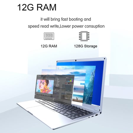 Ordinateur Portable PINSTONE 14" - Processeur Double-Core, 6 Go RAM, 128 Go SSD, Léger Et Autonome - Idéal Pour Le Bureau, Les Études Et Le Divertissement