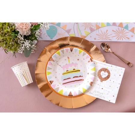 20 Serviettes Anniversaire 1 An