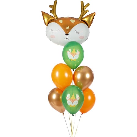 Bouquet 6 Ballons - Cerf