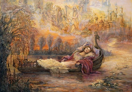 Puzzle 1500 pièces - Josephine Wall - Dreams of Camelot - Grafika