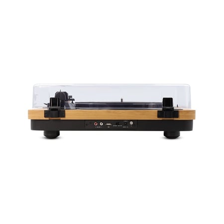 Platine vinyle Bluetooth effet bois 33/45/78 tours avec HP intégrés