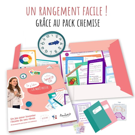 jeu éducatif KIT additionnel CP-CE1 si j'étais la maîtresse - AMULETTE