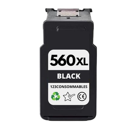 PG-560XL - Cartouche Canon PG-560 XL noire compatible PIXMA TS5350 TS5351 TS5352 - 123CONSOMMABLES
