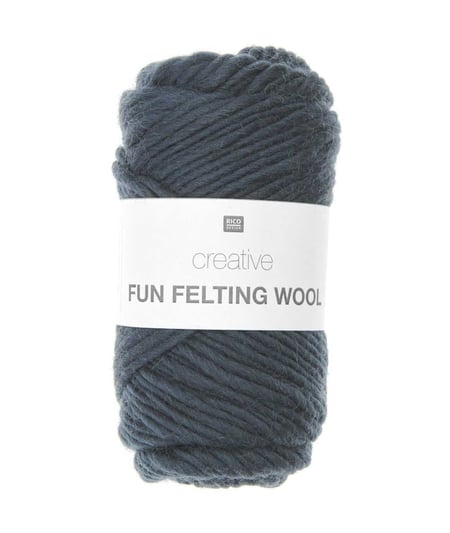 Laine à feutrer créative CREATIVE FUN FELTING WOOL - Rico design 06 Bleu marine