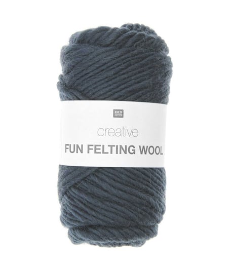 Laine à feutrer créative CREATIVE FUN FELTING WOOL - Rico design 06 Bleu marine