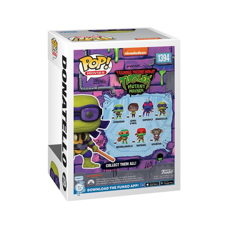 Les Tortues Ninja - Figurine POP! Donatello 9 cm