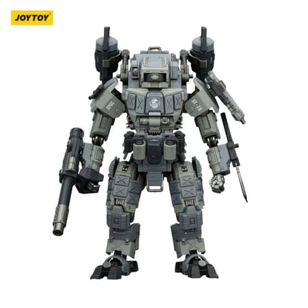 Figurine articulée - Joy Toy - Dark Source - APOC Series Bedrock Fury Fire Strike Mech ST-8618 - 14 cm