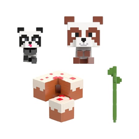 Minecraft - Playset Mob Head Minis La maison du Panda