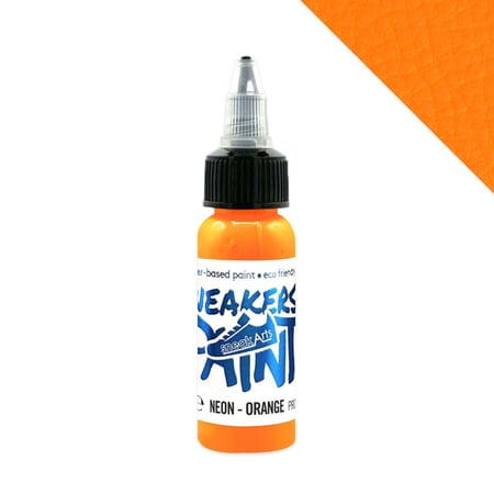 Peinture Textile & Cuir SneakArts - Fluorescente Neon Orange 30mL - Chaussure, vêtement, sac