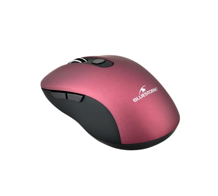 Souris sans fil métal OFF60 Bluestork 6 boutons violette