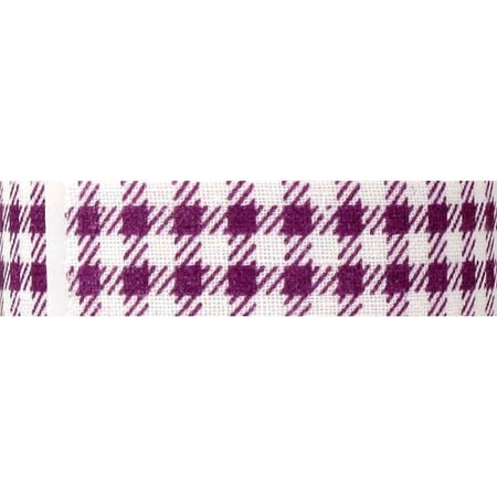 Fabric tape Ruban adhésif vichy violet 1,5 cm x 3 m