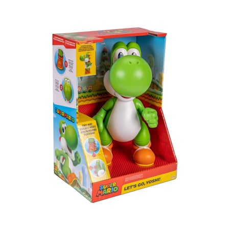 World of Nintendo - Figurine Super Mario parlante Let's Go! Yoshi! 36 cm