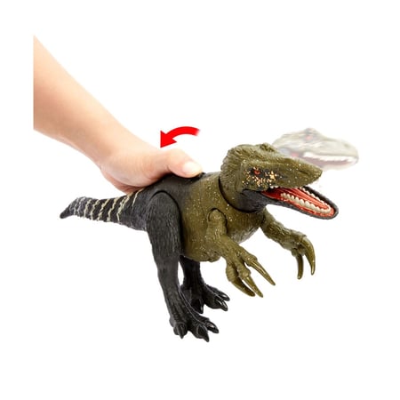 Jurassic World Dino Trackers - Figurine Wild Roar Orkoraptor