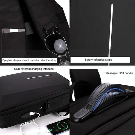 Knomo Cromwell, Sac à dos étanche pour ordinateur portable 16 pouces