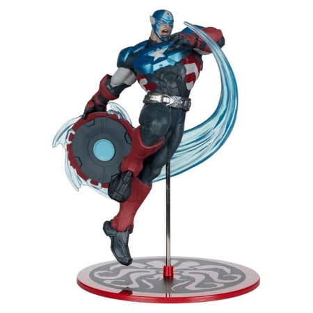 Marvel Rivals Collection - Figurine 1/10 Captain America 20 cm - McFarlane Toys