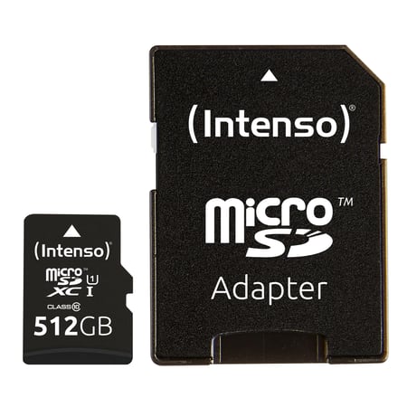 Carte micro Intenso SDHC 512GO - UHS-I+AD