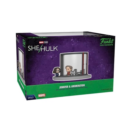 She-Hulk - Figurine POP! Mini Moment Jennifer & Abomination 5 cm