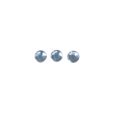 Pierres plastiques strass, autocollantes, 3 mm, 120 pces, bleu clair