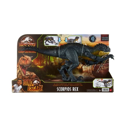 Jurassic World Figurine Articulée Carcharodontosaurus Méga Ravageur - Dino Escape HCM04