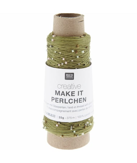 Fil complément Creative make it Perlchen - Rico Design 06 Olivine