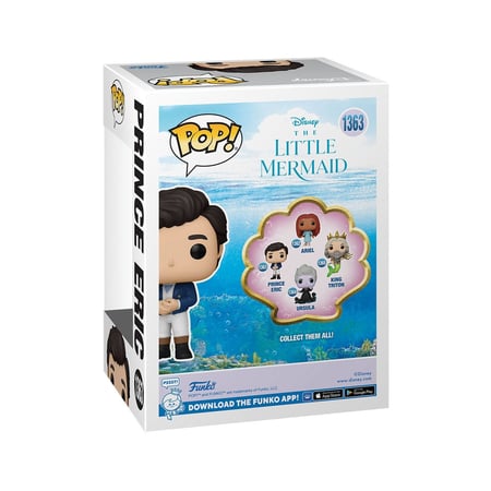 La Petite Sirène - Figurine POP! Prince Eric 9 cm