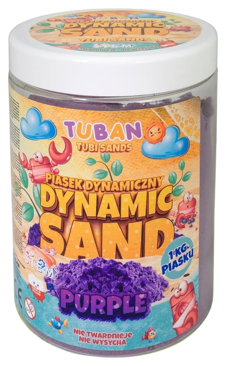 Sable à modeler Tuban - Mauve - 1 kg