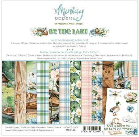 Bloc de 24 feuilles By the lake - Mintay