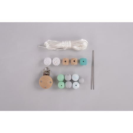 Kit: Chaînette de sucette, menthe, 15 pièces, Boite