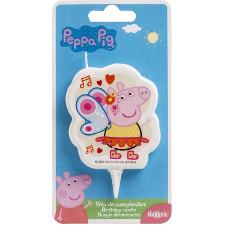 1 Bougie Silhouette Peppa Pig