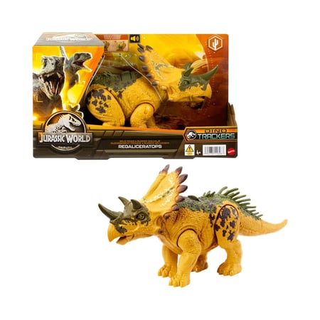 Jurassic World Dino Trackers - Figurine Wild Roar Regaliceratops
