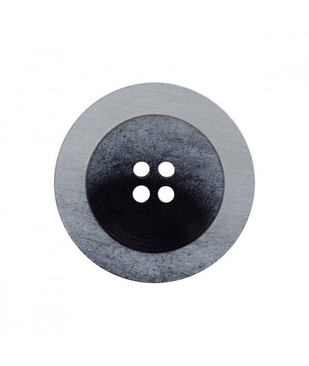 Carte de 3 boutons Fantaisies Gris 4 trous 18mm - Union Knopf Gris