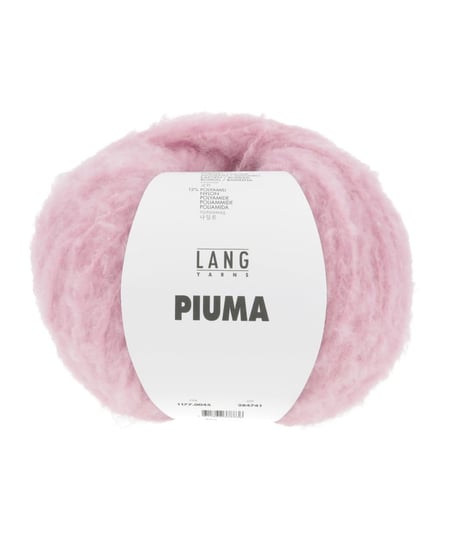 Pelote de laine et coton à tricoter PIUMA - Lang Yarns 45 Rose