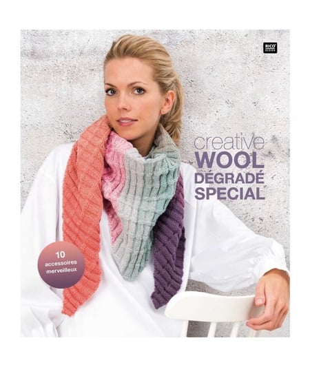 Catalogue SPECIAL Accessoires Creative Wool dégradé - Rico Design Ecru