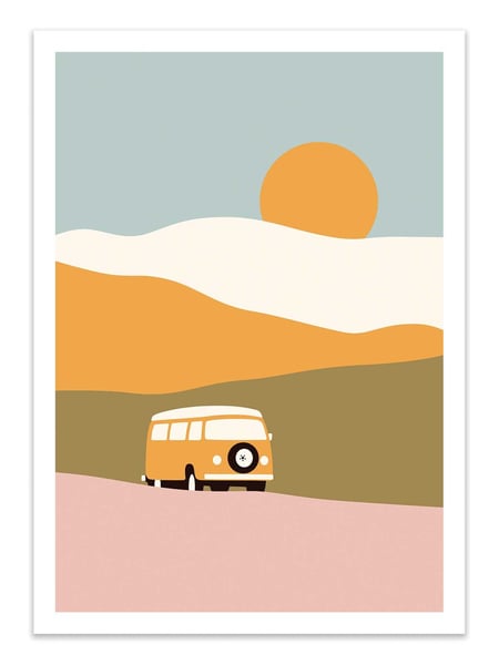 Affiche - Van in landscape - Florent Bodart