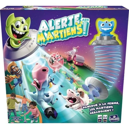 Jeux de société - Alerte aux Martiens - Enleve les animaux et marque des points! Des 6 ans