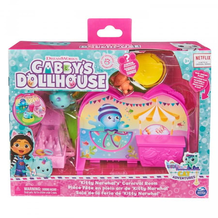 Gabby et la Maison Magique - Gabby's Dollhouse - COFFRET DE FIGURINES  DELUXE - Gabby, 6 Figurines De Chat Et 1 Accessoire Surprise - Dessin Animé