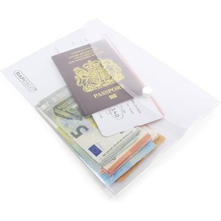 Pochettes Plastiques Perforées: Porte Document Transparent, 24, Pochettes Transp