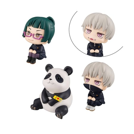 Jujutsu Kaisen - Statuettes Look Up Maki & Toge & Panda Limited Ver. 11 cm