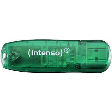 Clé usb INTENSO 2.0 RAINBOW 8 Go verte
