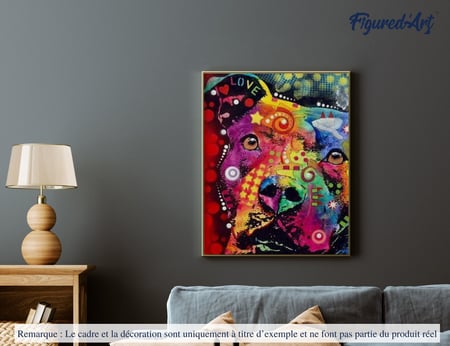 Tableau à Peindre Numéro D'Art - Bisous De Husky - La Grande Récré