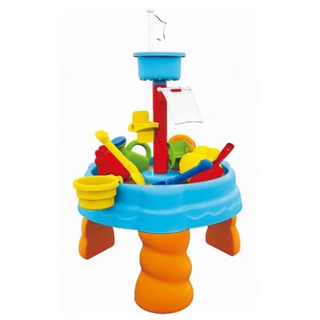 Table de jeux sable et eau avec accessoires - multi activités - plein air, extérieur
