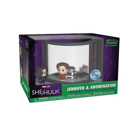 She-Hulk - Figurine POP! Mini Moment Jennifer & Abomination 5 cm
