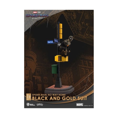 Spider-Man: No Way Home - Diorama D-Stage Spider-Man Black and Gold Suit Closed Box Version 25
