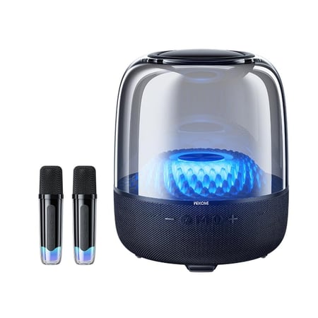 Enceinte Bluetooth Puissante Avec Microphones Et Effets Lumineux RGB YONIS