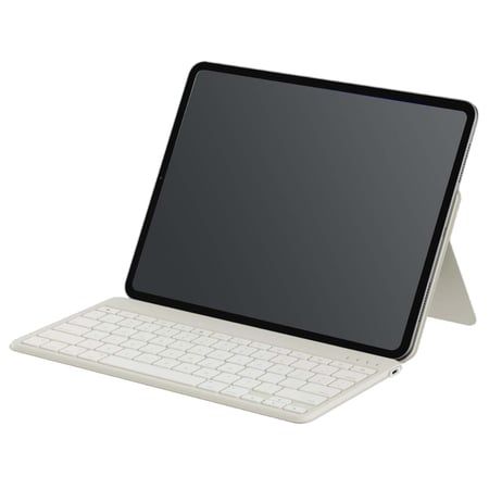 Satechi Clavier sans Fil Bluetooth QWERTY OnTheGo avec Support Beige